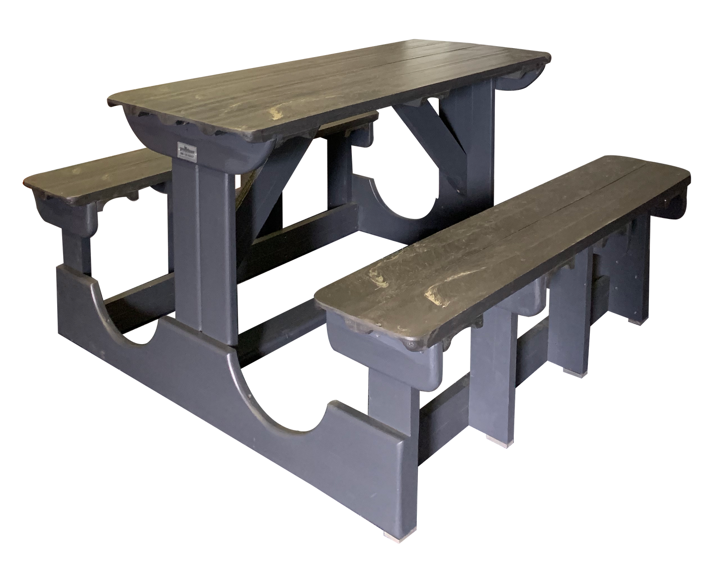THE "STEENBERG" POLY / PINE BENCH (50% Recycled Plastic & 50% Timber)