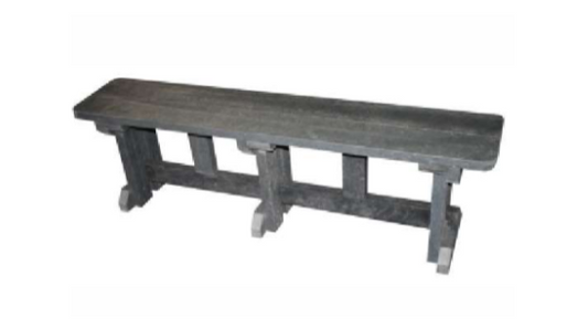 THE RECYCLED PLASTIC "SCHOOL" BENCH