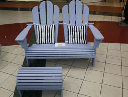 DOUBLE OYSTER CHAIR (FOOT REST OPTIONAL)