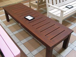 THE WOODEN GOWNING BENCH