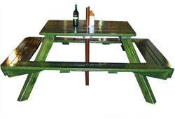 THE "VERMONT" SQUARE BENCH