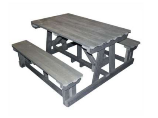 THE RECYCLED PLASTIC "EVEREST" BENCH (EXTRA HEAVY DUTY & WIDER)
