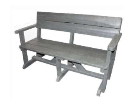THE RECYCLED PLASTIC "BRIANS" BENCH