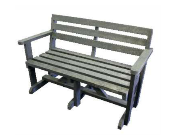 THE RECYCLED PLASTIC "GLORIA" BENCH