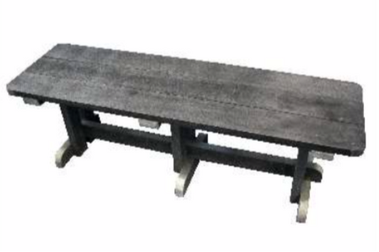 THE RECYCLED PLASTIC "GOWNING" BENCH